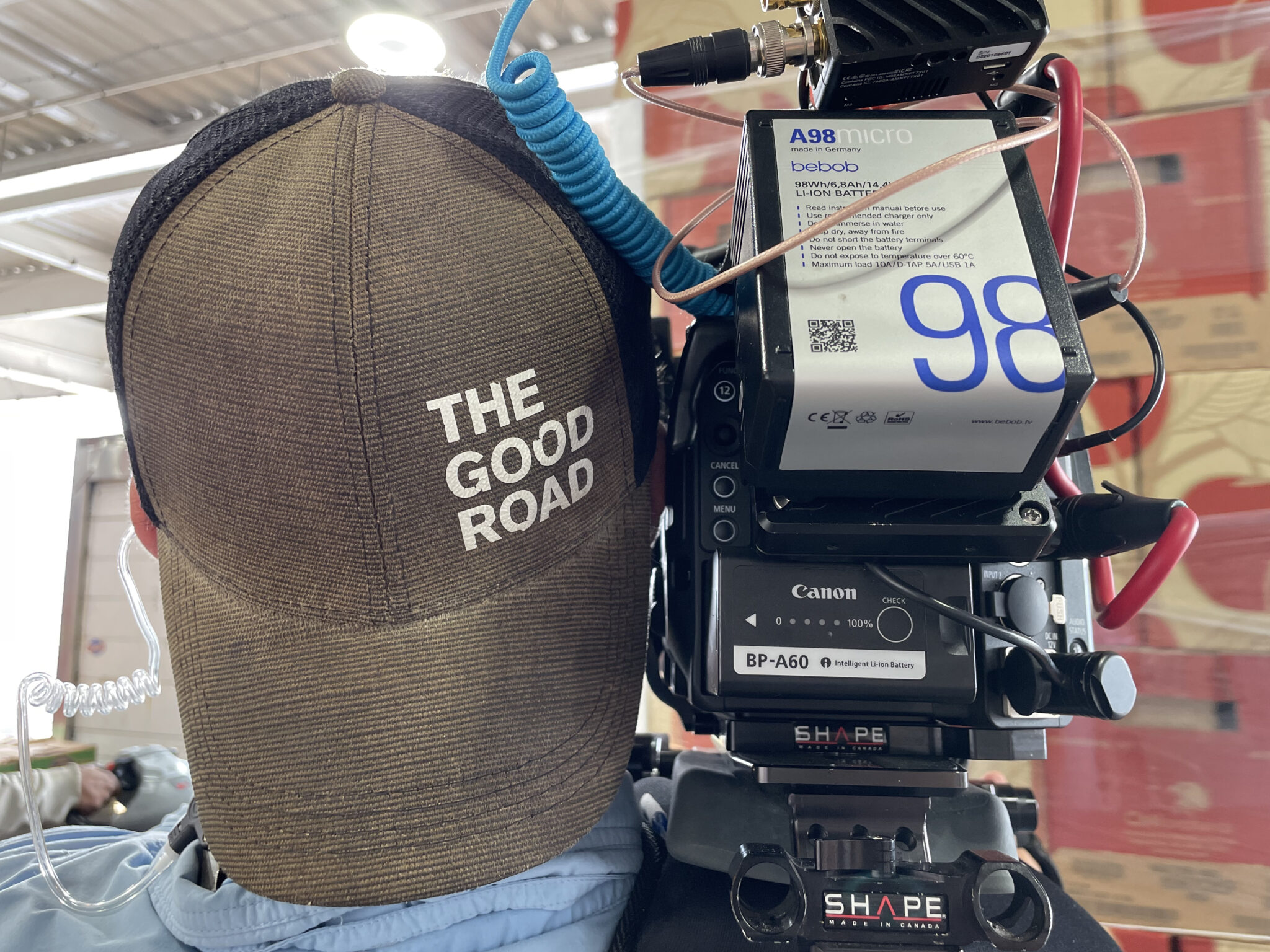 The Good Road merchandise and recording gear