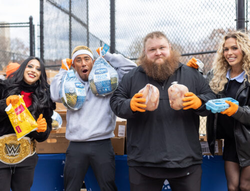 Food Bank For NYC and WWE Superstars Team Up for Thanksgiving Distribution in the Bronx