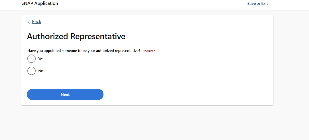How to apply for SNAP benefits - Step 10a