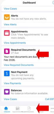 Uploading documents via the ACCESS HRA mobile app - Step 3