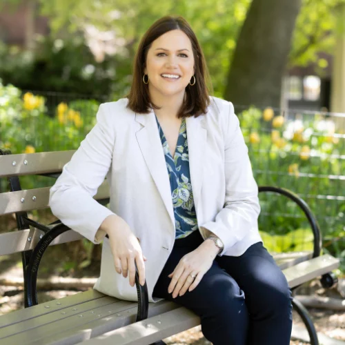 Headshot of Bryn George, e Senior Director of Principal Giving and Campaign Development at Food Bank For NYC